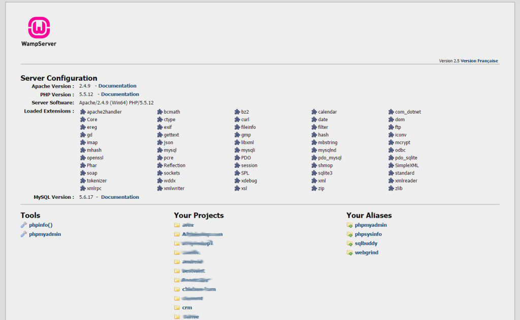 WampServer Server Configuration