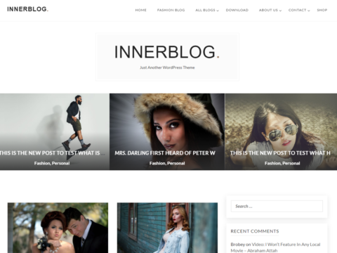 InnerBlog WordPress Blogging Theme