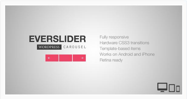 Everslider - Responsive WordPress Carousel Plugin