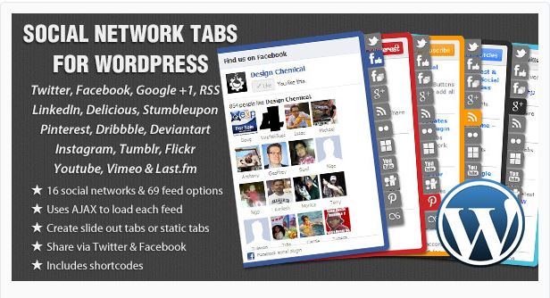 Social Network Tabs For WordPress