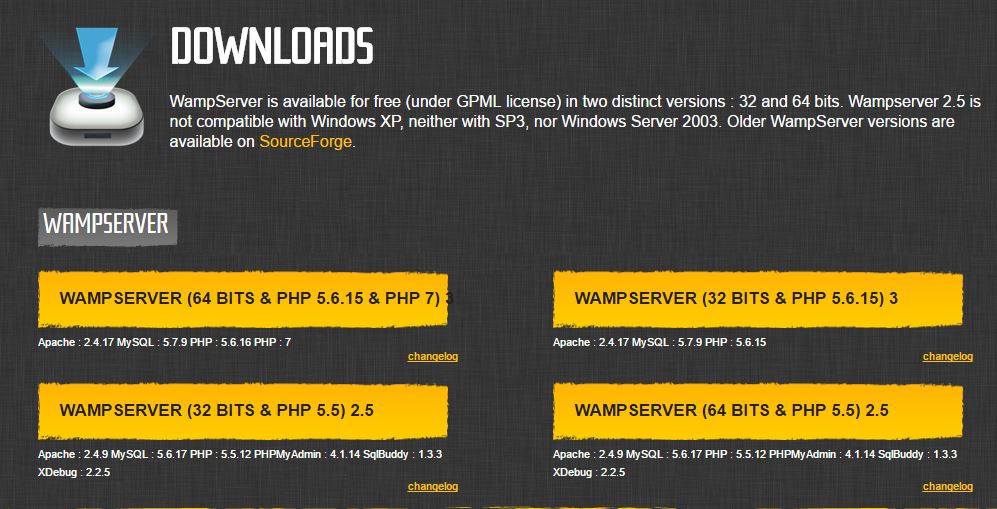 How to download WampServer