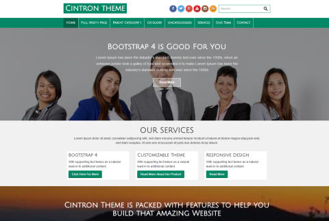 Cintron WordPress Theme